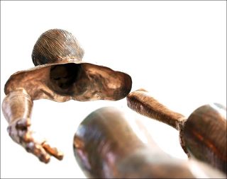 Expo sculptures de verre et métal de Pascal Convert, Galerie Eric