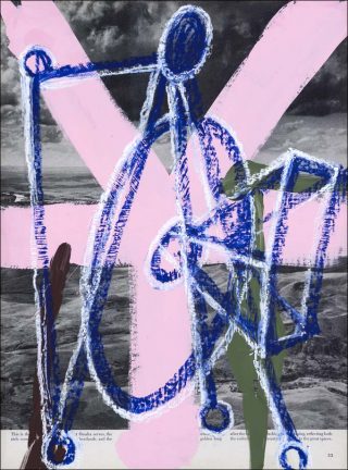 Omaha, peinture, David Salle