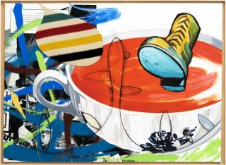 Lunchtime, peinture, David Salle