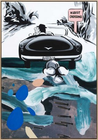 Crossing, peinture, David Salle