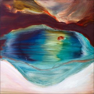 A quoi tient la beauté des montagnes, peinture, Marie Zawieja