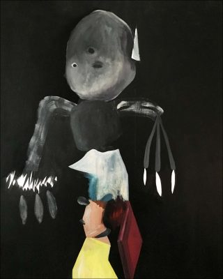 Autoconstruction, peinture, Vincent Bizien