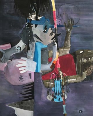 Disparate demain gauche, peinture, Vincent Bizien