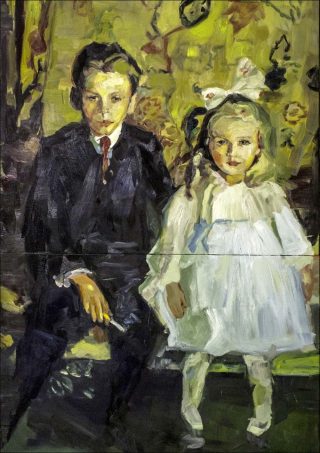 Un couple de légende, peinture,Gilles Miquelis