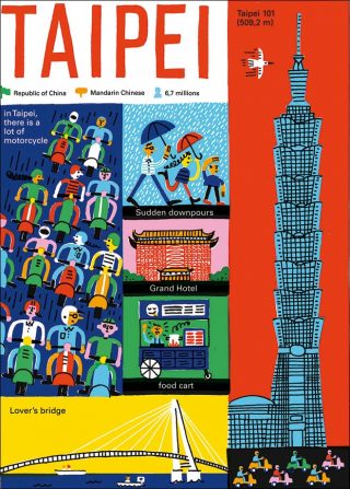 Visual Taipei, Affiche, Benoît Tardif