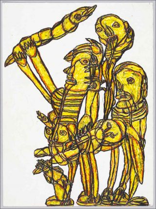 dessin, Michel Nedjar