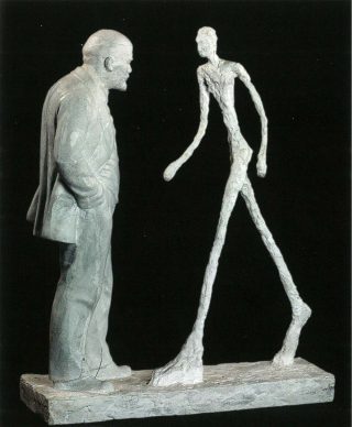 Rencontre de deux sculptures, sculpture, Leonid Sokov