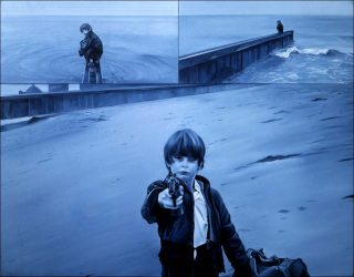 Antoine n°6, peinture, Jacques Monory