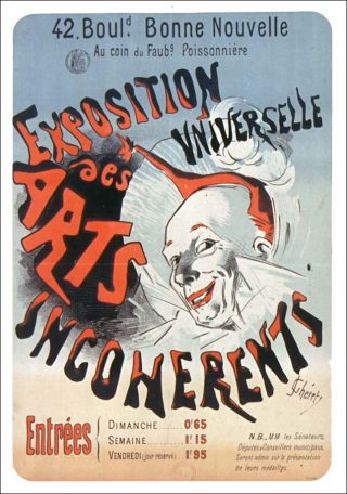 Exposition Universelle des Arts Incohérents, affiche, Jules Chêret