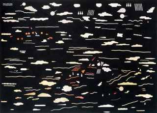 L’inondation, peinture, Jochen Gerner