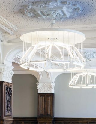 Interactions chromatiques, lustres, Matali Crasset