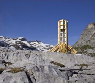 La forme simple du désert blanc, installation , Emilien Adage