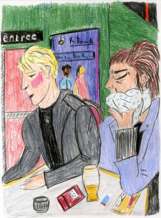 Bed Work, dessin, Soufiane Ababri