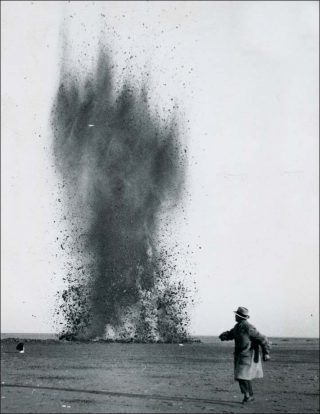 Travaux d’assèchement du Zuyderzee, photo, Eli Lotar