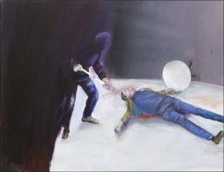 Ignoble horreur, peinture, Martial Raysse