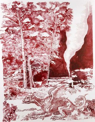 Materia prima, peinture, Elli Chrysidou