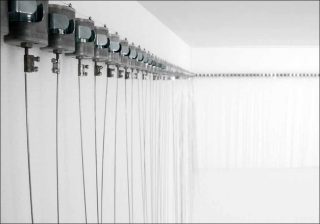 216 prepared dc-motors, installation, Zimoun