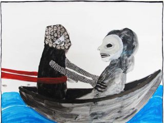 Am Meer, peinture, Annette Barcelo