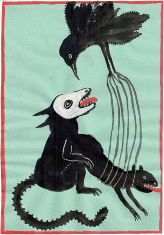 Zwischenzeit, peinture, Annette Barcelo