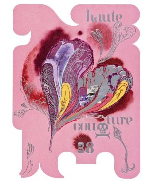 Christan Lacroix, Collection 38, carton d'invitation, Antoine + Manuel,