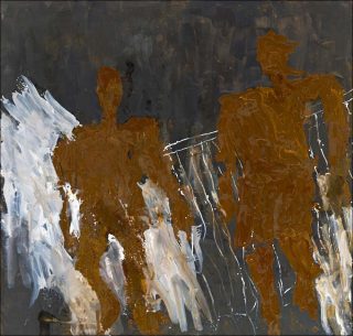 Schwarzbraun muß mein Mädel sein gerade so wie ich, peinture, Georg Baselitz