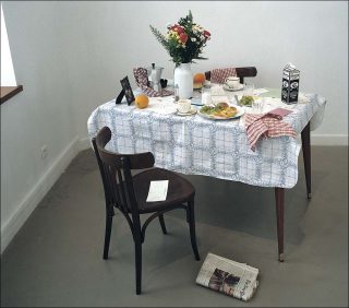 Kitchen Conversation, installation, Joseph Grigely