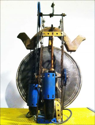 Mecanium gong, instrument, Pierre Bastien