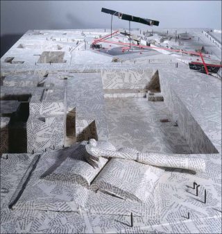 Berlin City Edge, maquette, Daniel Libeskind