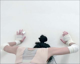 Ruine #1, peinture, Manoela Medeiros