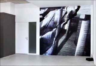 Wallpaper, installation, Astrid Busch