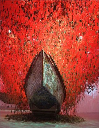 The Key in the Hand, installation, Chiharu Shiota