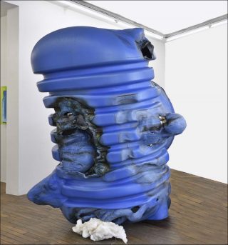 La Grosse Bleue, sculpture, Anita Molinero