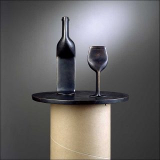 Gross und klein, sculpture, Markus Raetz