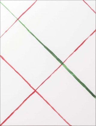 Cartouche Painting N°4, peinture, Michael Krebber