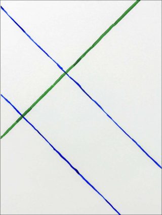 Cartouche Painting N°9, peinture, Michael Krebber