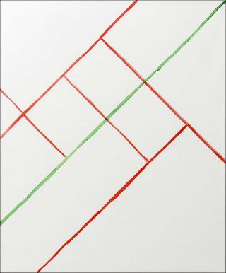 Cartouche Painting N°8, peinture, Michael Krebber