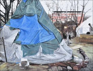 Cabane, dessin, Paul Vergier