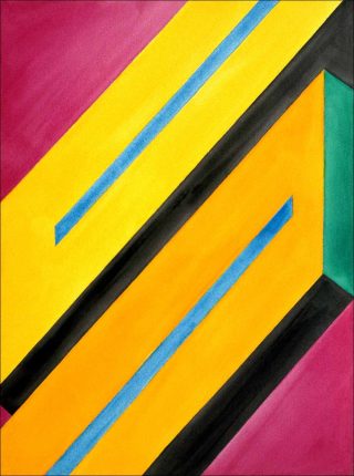 Sans titre (Aquarelle n°40), aquarelle, Peter Stämpfli