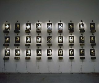 Archives, installation, Christian Boltanski