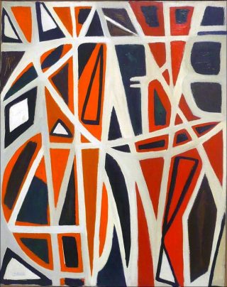 Viking I, peinture, Aurélie Nemours