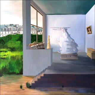 Hommage à la jeunesse de Victorine Meurent, peinture, Alun Williams