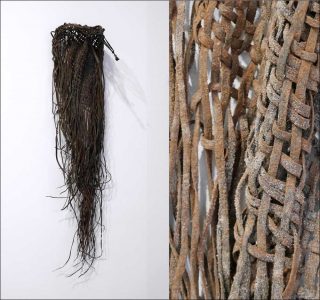 Sans titre, 2014, sculpture tissée, Virginie Hervieu-Monnet