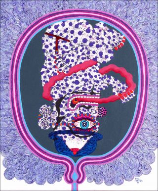 The Elegant Life of Mr. K., peinture, Key Hiraga