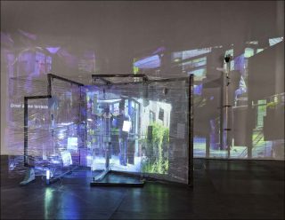 Superlative and Resolution, installation, Neil Beloufa