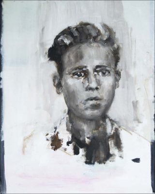 Le soldat, peinture, Pauline Zenk