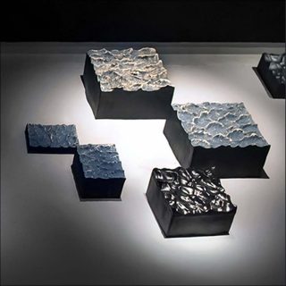 La nuit marche sur la mer, installation, Eun Yeoung Lee