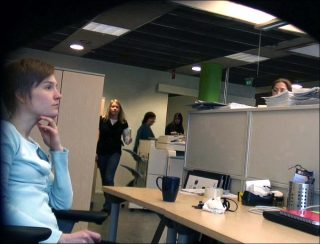 The trainee, installation, Pilvi Takala