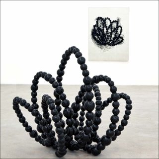 Black Lotus, sculpture, Jean-Michel Othoniel