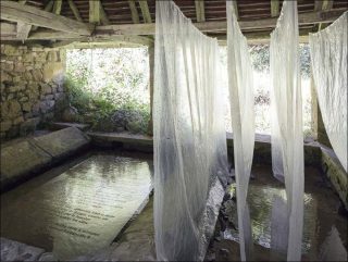 Un courant dont je ne connais pas la source, installation, Marie-Luce Nadal