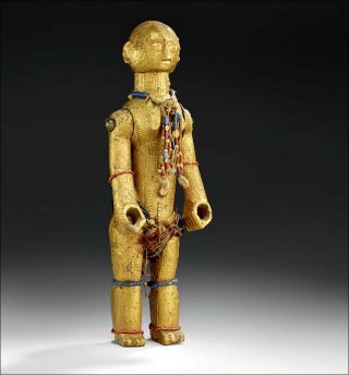 Statue féminine, population Attié, anonyme